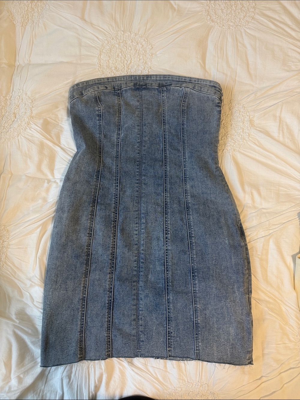 Princess Polly - Strapless Denim Bodycon Dress - US 6